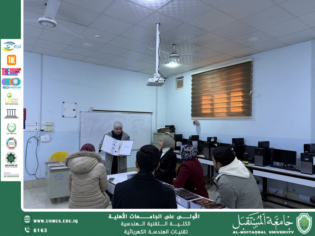 ورشة لكادر المعيدين الجدد لادارة المختبرات وكيفية تنظيم المختبر الخاص بهم