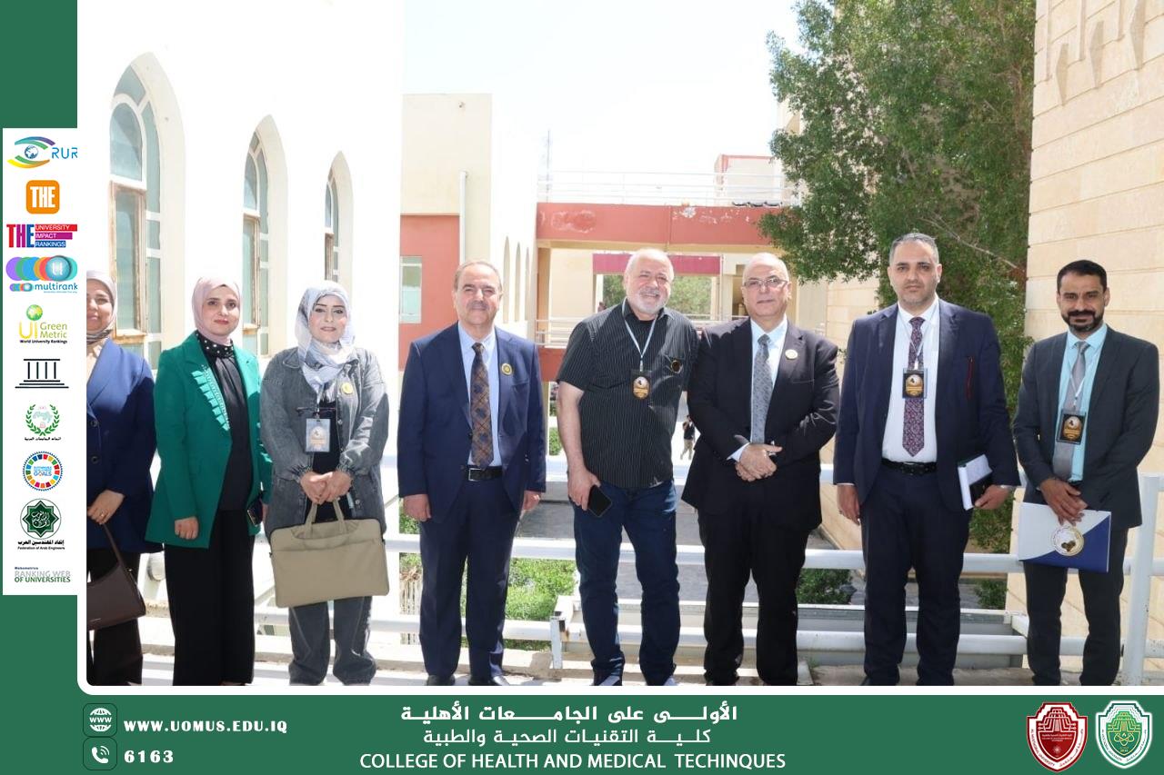 معاون العميد للشؤون العلمية يشارك في تقييم برنامج علوم الحياة بجامعة ديالى