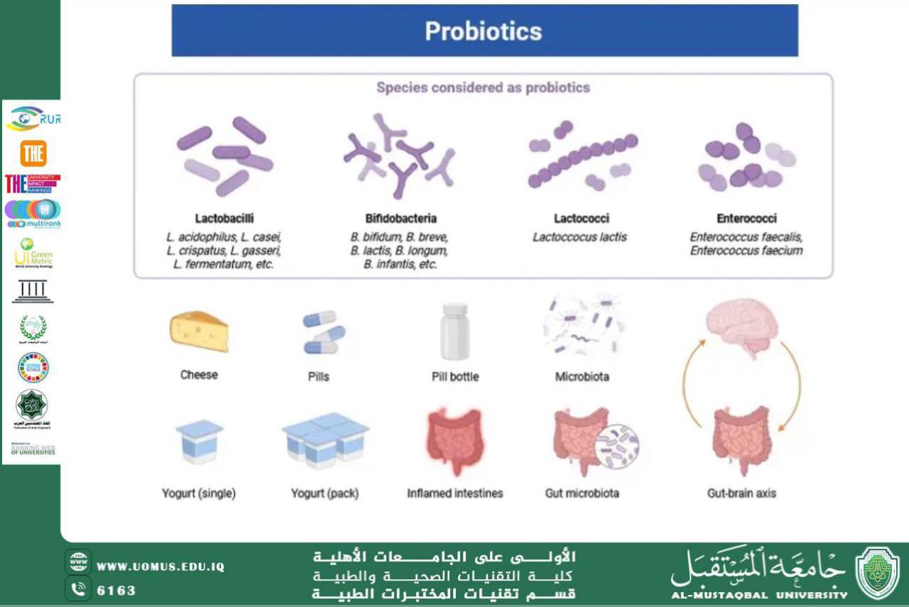 مقالة علمية للتدريسي ذوالفقار عباس اسود بعنوان الفرق بين البروبيوتيك والبريبايوتكس من حيث فوائدهما الصحية ومصادرهما الشائعة