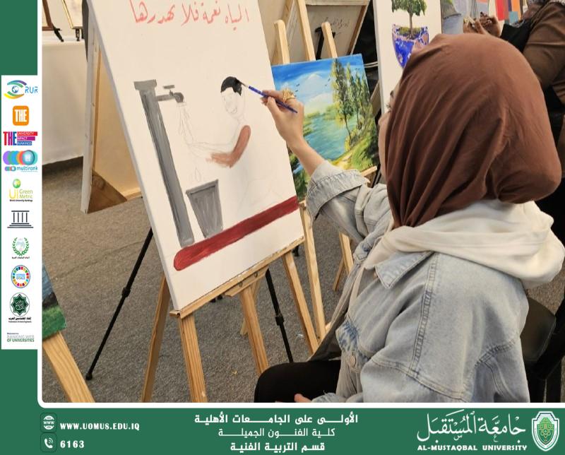 مشاركات فاعلة للكادر التدريسي في إنجاح سمبوزيوم «ألوان الميلاد» بكلية الفنون الجميلة – جامعة المستقبل