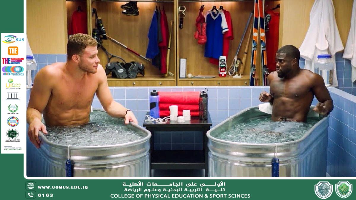 استشفاء العضلات بالثلج