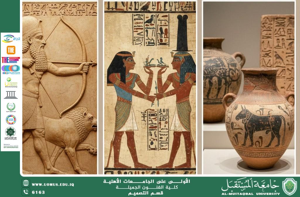 مقال بعنوان "الفن في الحضارات القديمة (الرافدين، مصر، وادي السند) "م.م حسن هادي انصيف