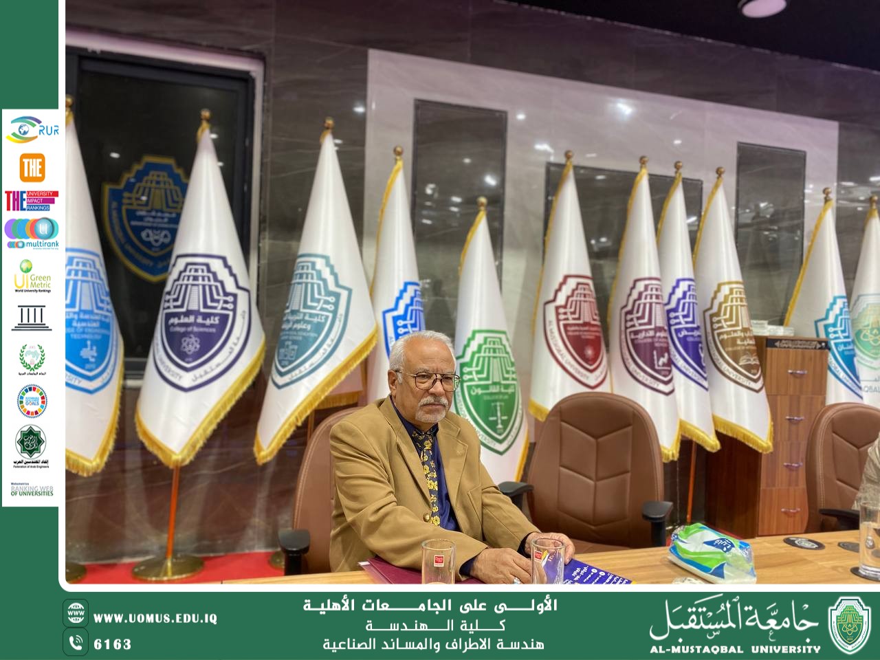 قسم هندسة الأطراف والمساند الصناعية يطلق حملة تعريفية لتعزيز وعي الطلبة بالتخصص وتطبيقاته المستدامة