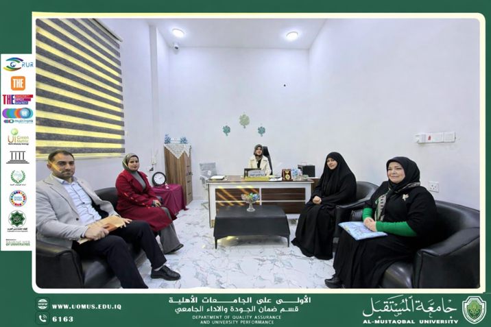 شعبة الاعتماد تواصل جهودها لتدقيق معايير الاعتماد المؤسسي في كليتي الطب والتقنيات الزراعية