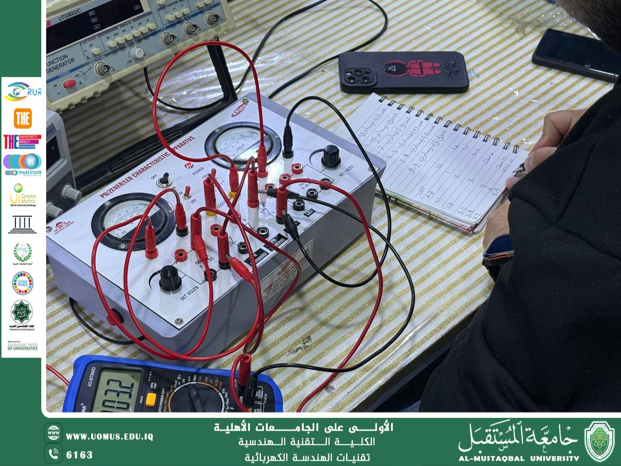 Part of the practical lectures for the Department of Medical Device Technologies