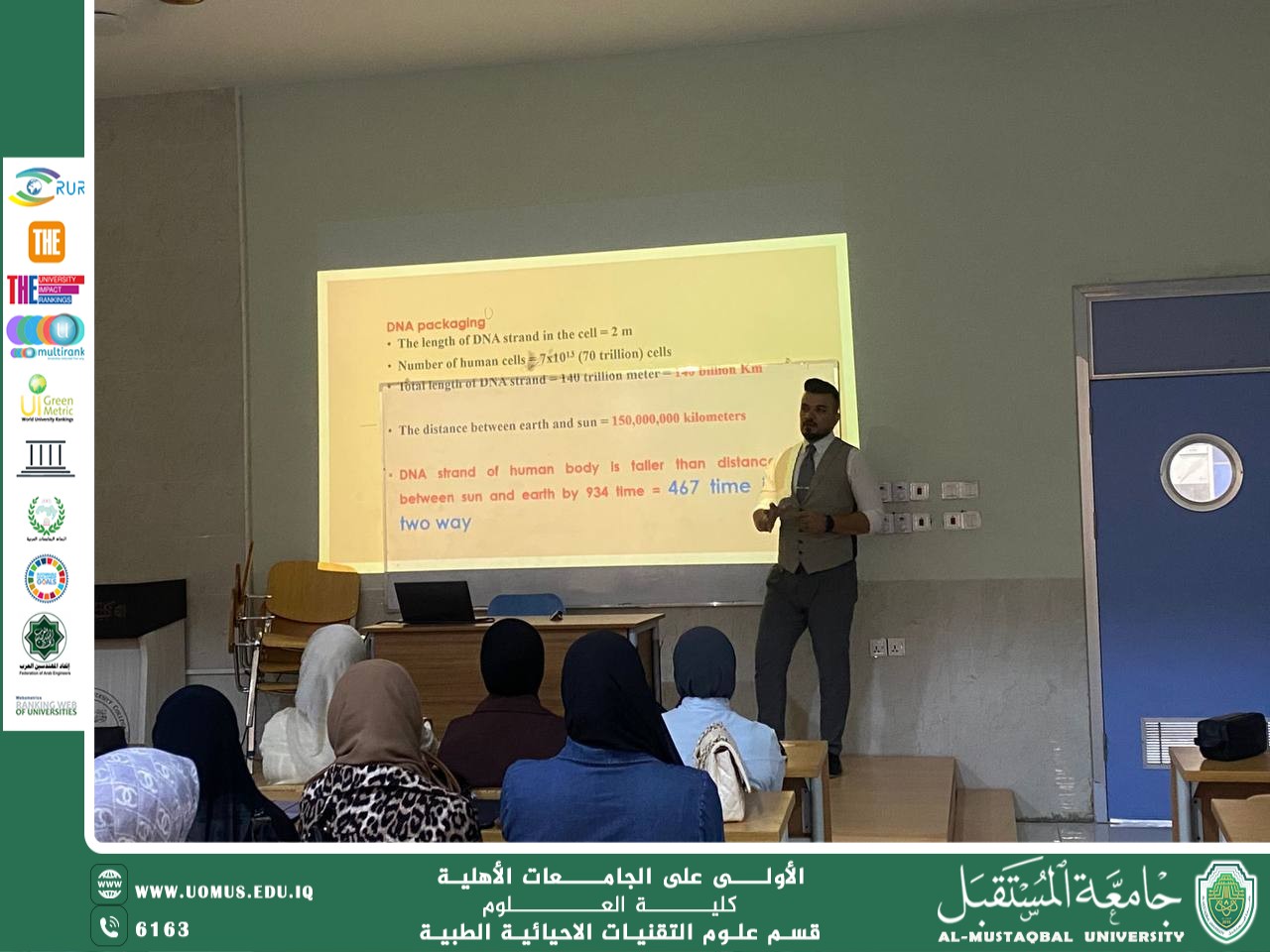 Department of Medical Biotechnology Organizes a Student Scientific Workshop on River Pollution and Its Impact on Local Communities