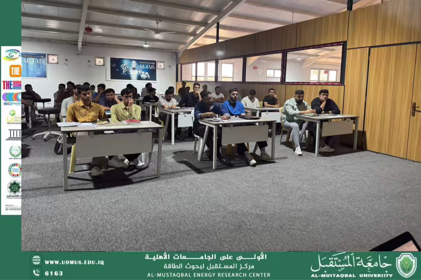 AlMustaqbal  Energy Research Center Hosts Workshop on Renewable Energy Transition During the 4th International Sustainability Week