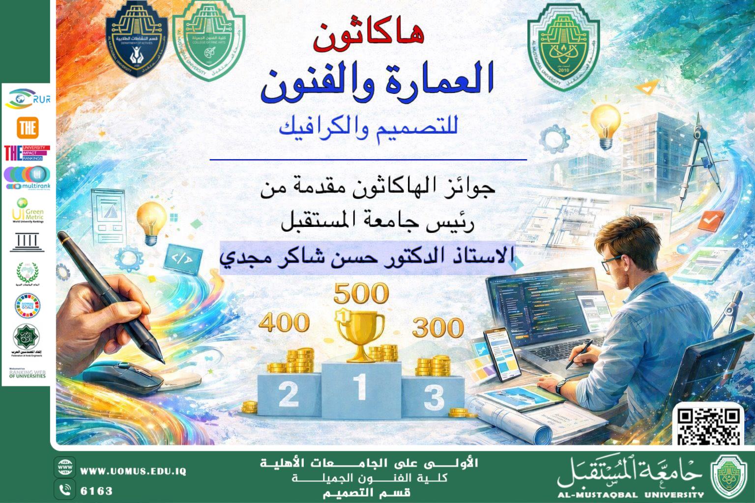 كلية الفنون الجميلة بجامعة المستقبل تطلق هاكاثون العمارة والفنون لدعم الابتكار الطلابي