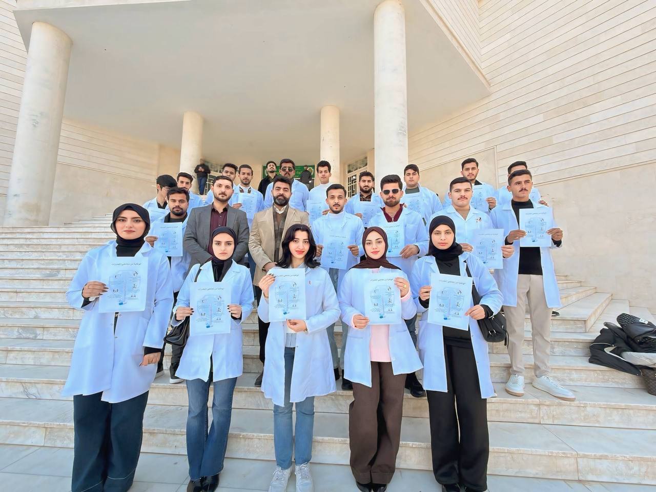 حملة توعوية لطلبة هندسة الطائرات لمواجهة آفة المخدرات