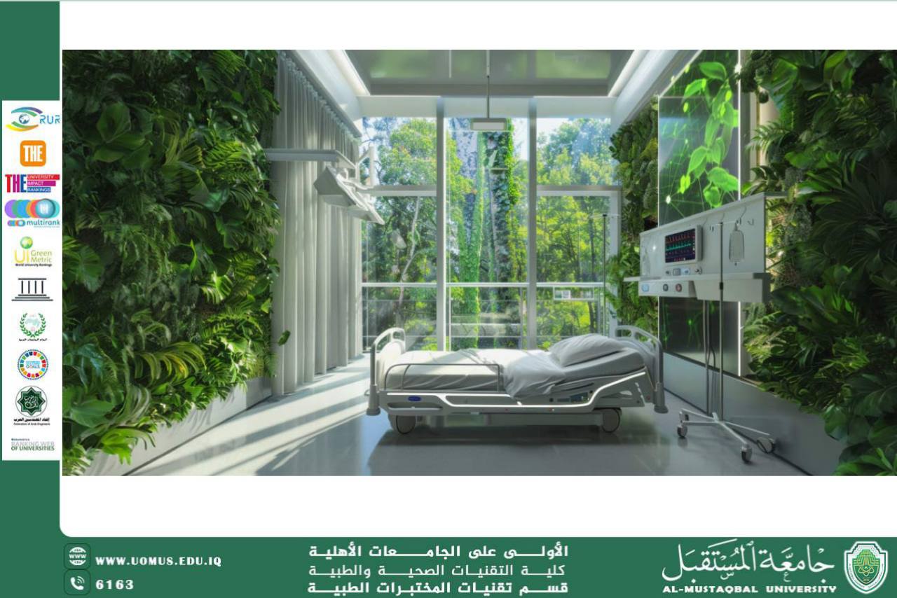مقالة علمية للتدريسية ميس الريم اياد شاكر بعنوان Green Hospitals: Advancing Sustainability for Healthier Communities