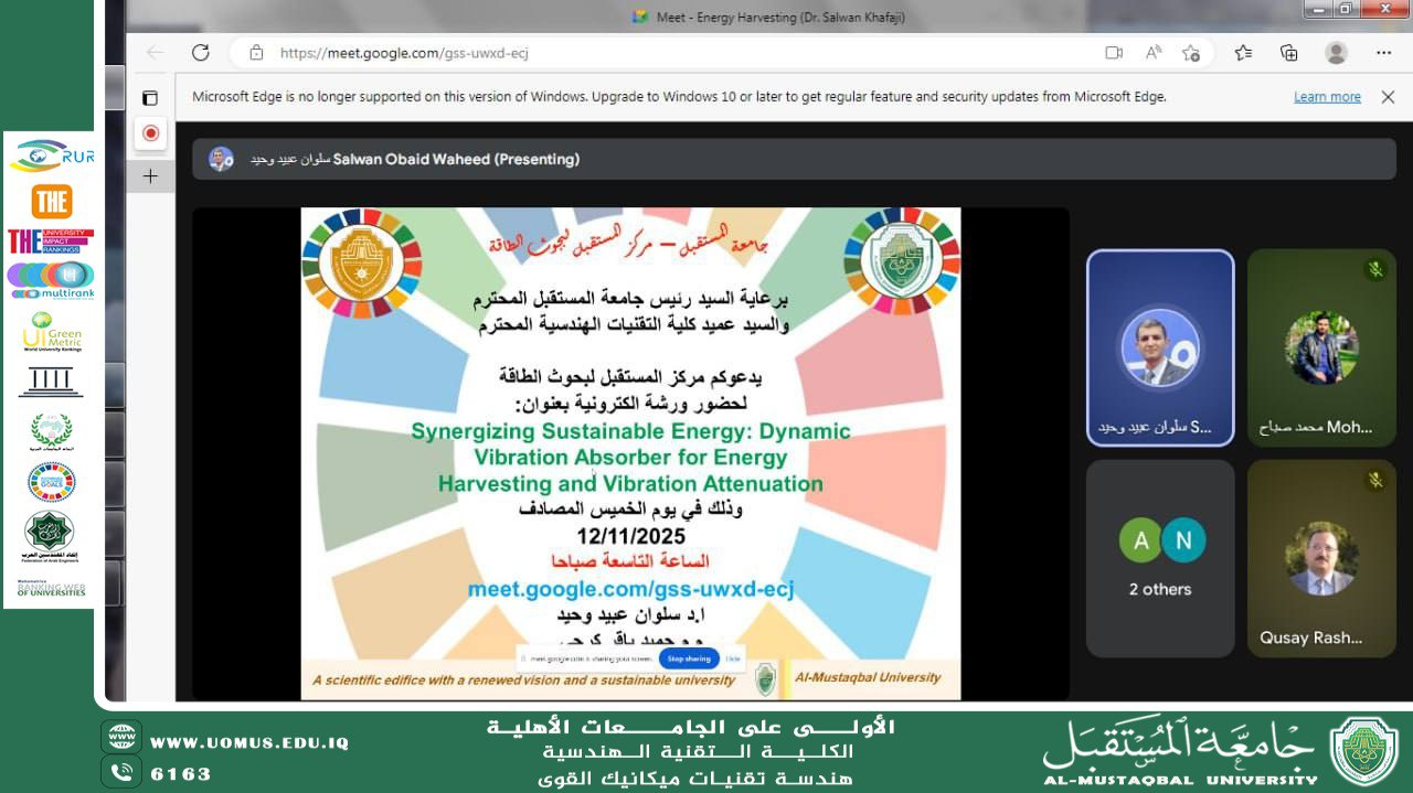 A workshop about  sustainable energy senergyzing