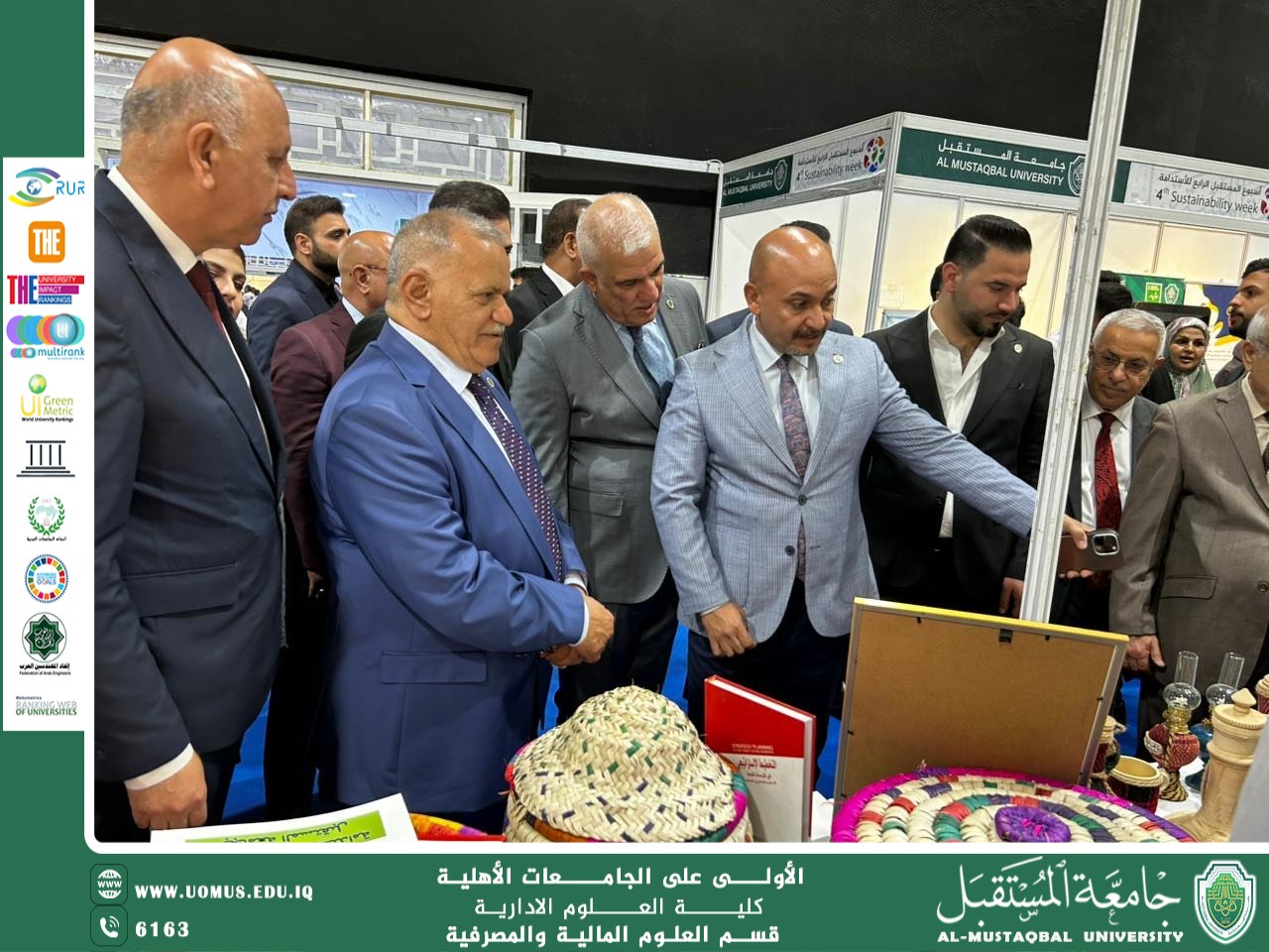 Launch of Sustainability Week 2026 at Al-Mustaqbal University and Opening of Scientific and Art Exhibitions