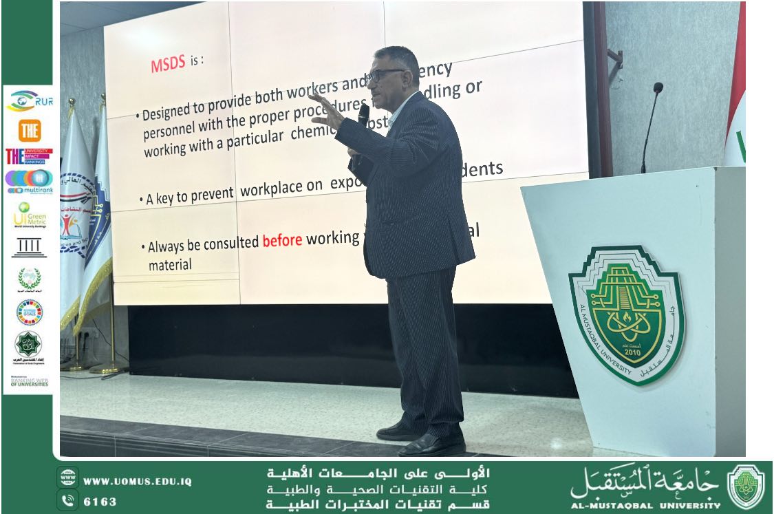 Al-Mustaqbal University Holds a Scientific Workshop for Students