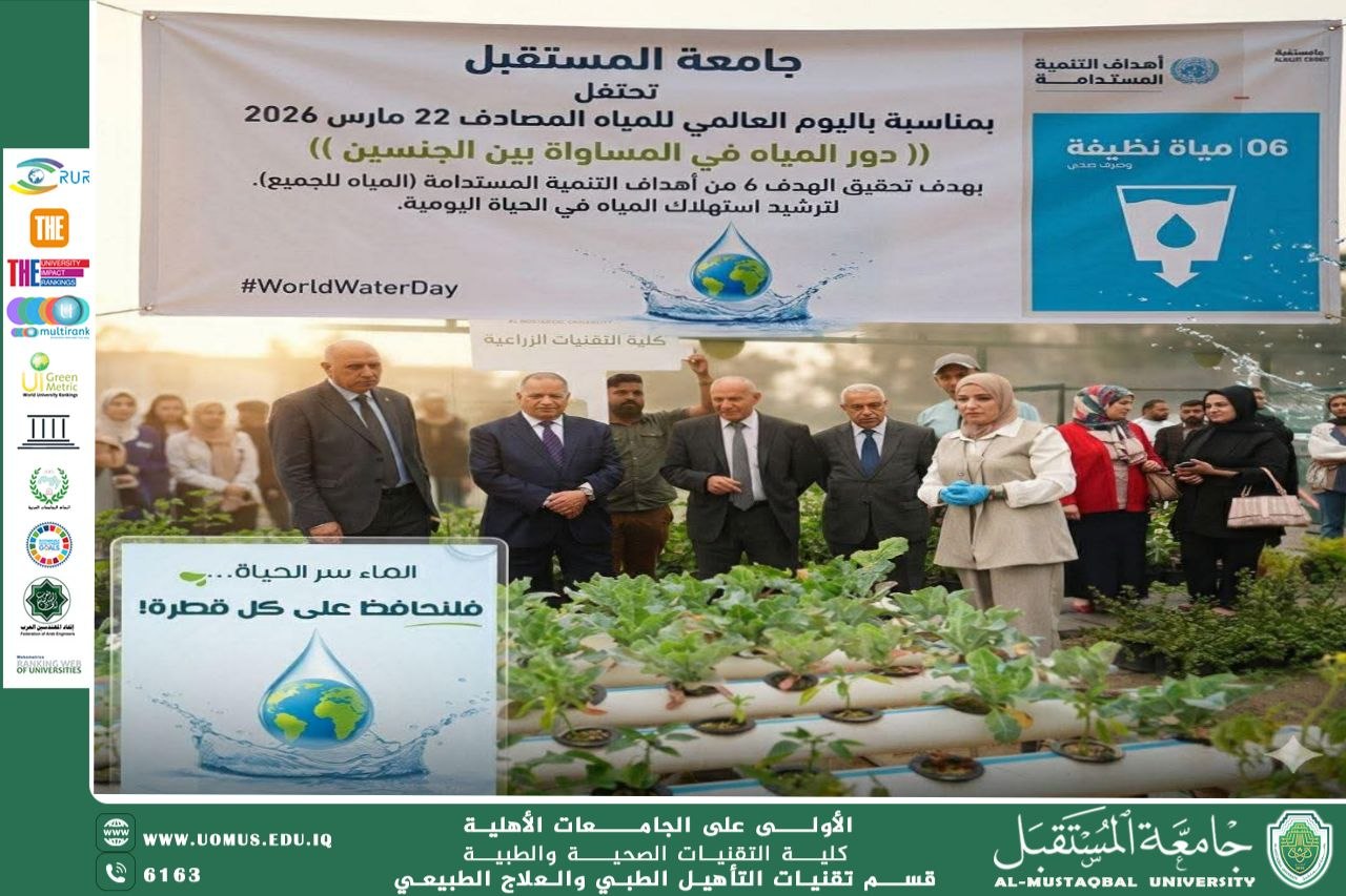 Al-Mustaqbal University Organizes an Online Workshop on the Role of Women in Sustainable Water Resource Management