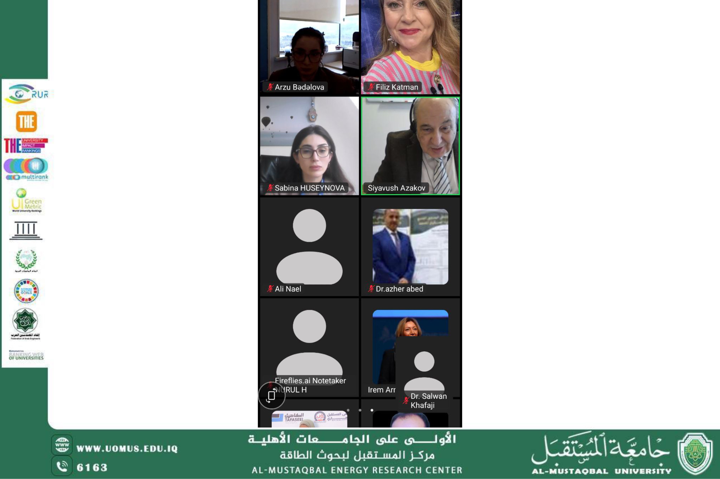 مشاركة مركز المستقبل لبحوث الطاقة في اجتماع دولي لبحث آليات التعاون الجامعي المشترك