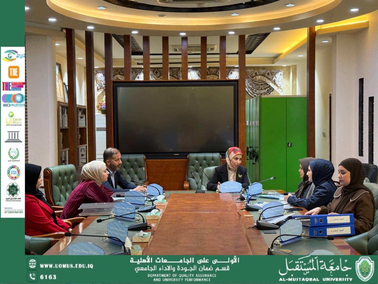 تعزيزاً للجودة الأكاديمية.. فريق الاعتماد المؤسسي يزور كلية التقنيات الهندسية لتدقيق معايير الجودة