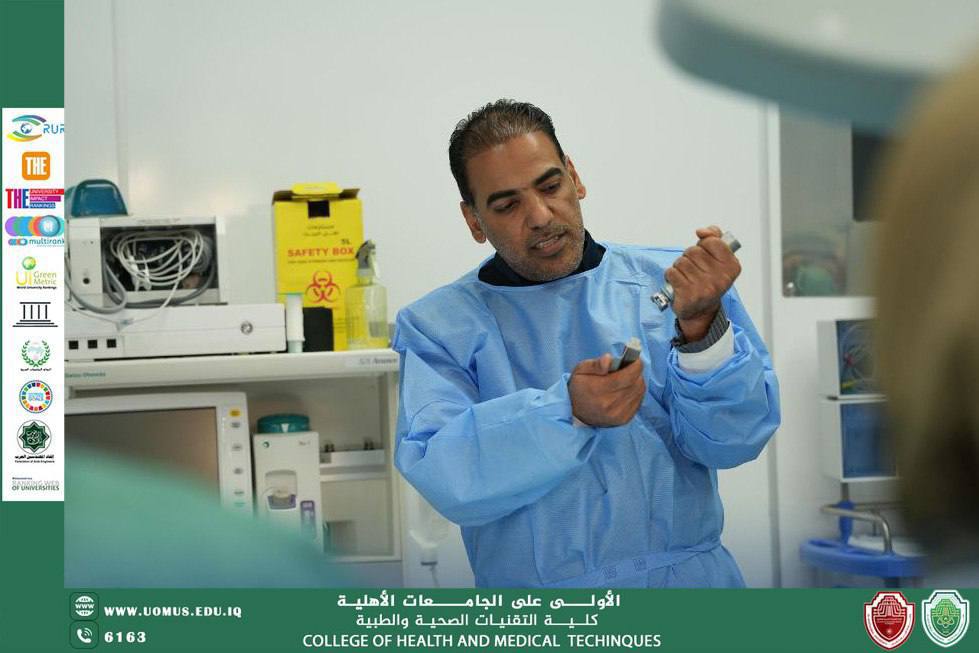 قسم تقنيات التخدير بجامعة المستقبل ينفذ تدريبًا عمليًا لطلبته في المستشفى الألماني الأهلي بالنجف