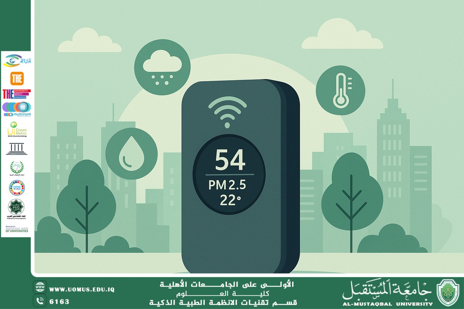 Smart Environmental Sensors and Their Role in Reducing Respiratory Diseases (By Programmer Aheib Hashem Kareem)