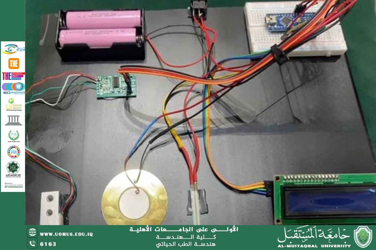 Ankle joint load measurement system project for biological applications