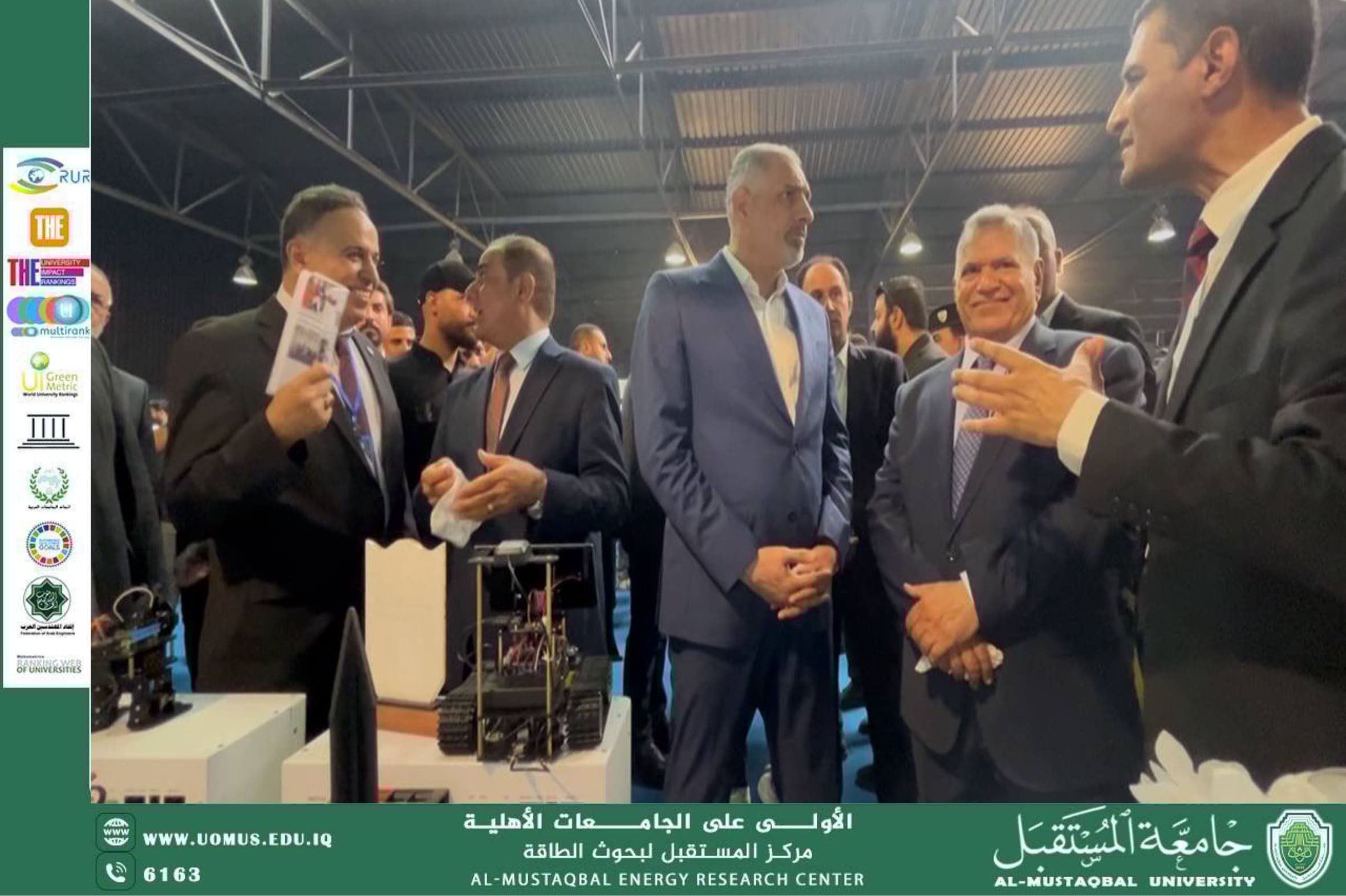 Governor of Babylon Praises the Achievements of Al-Mustaqbal Center for Energy Research During His Visit