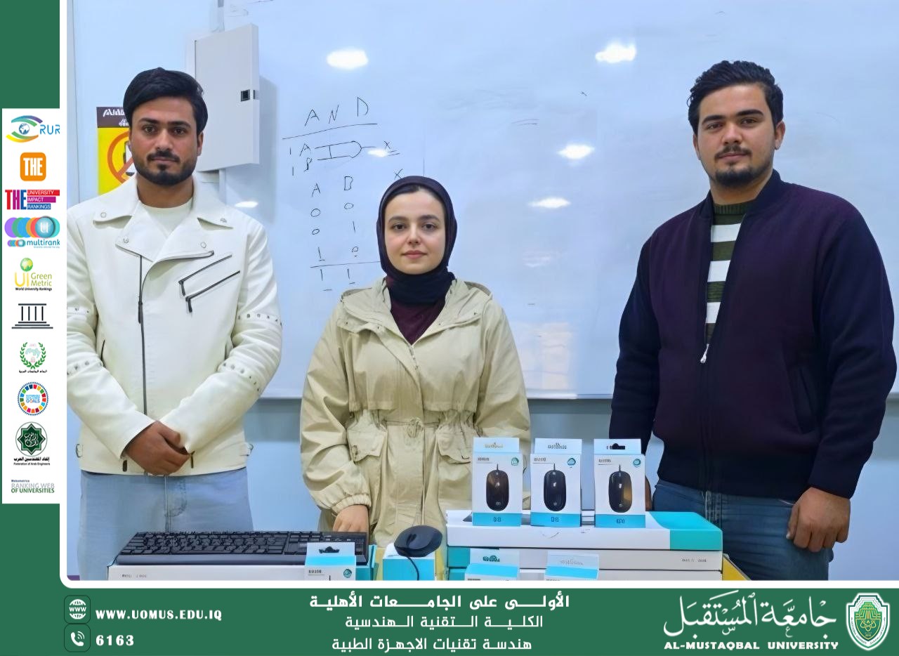 طلبة المرحلة الثالثة ينجزون نشاطًا عمليًا لتجهيز مختبر المجالات الكهرومغناطيسية بمواد تعليمية مُعاد تدويرها