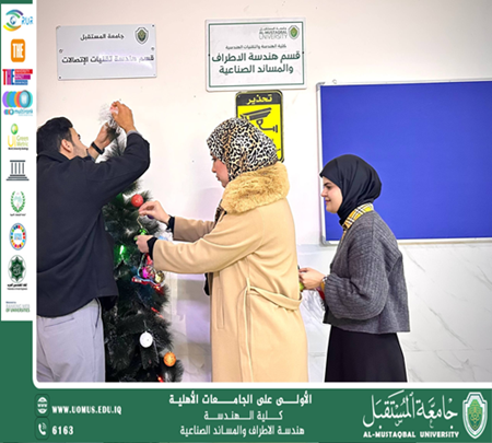 An Atmosphere of Love and Teamwork in Decorating the Christmas Tree at the Department of Prosthetics and Orthotics Engineering