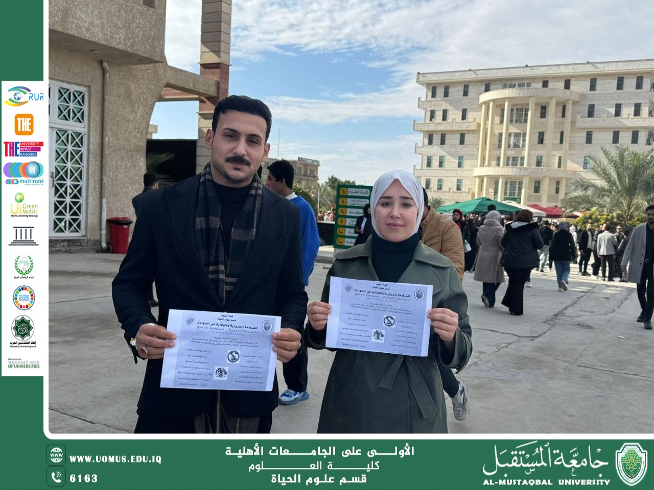 The Department of Biology Contributes to Enhancing Traffic Awareness through an Awareness Campaign