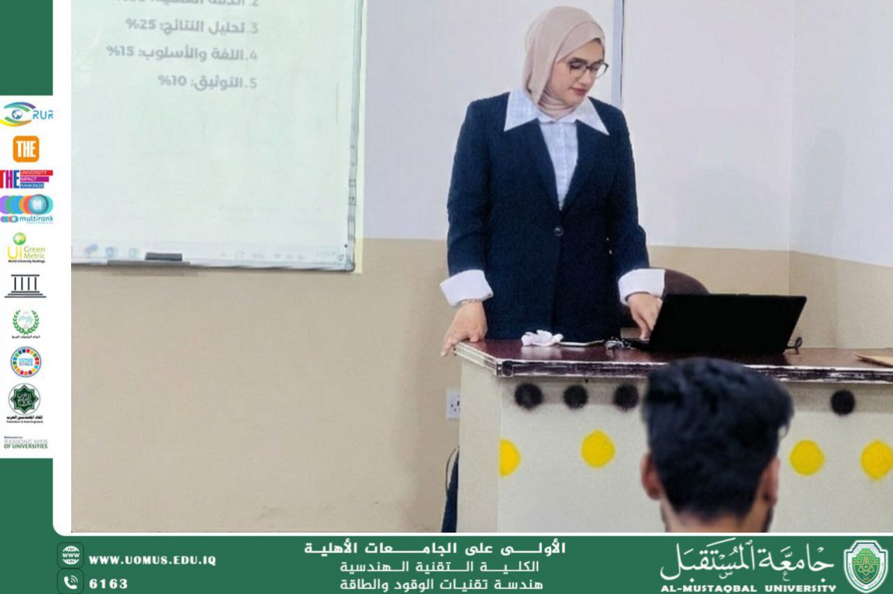 Workshop on Professional Engineering Report Writing Held at the Department of Fuel and Energy Engineering Technologies