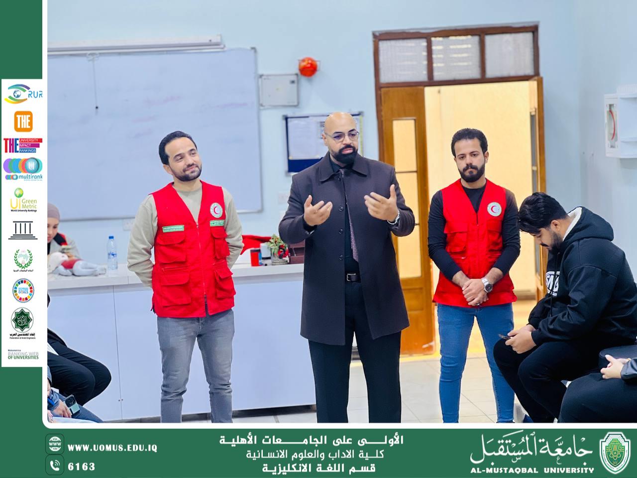 Department of English Language and Literature Holds a First Aid Training Course