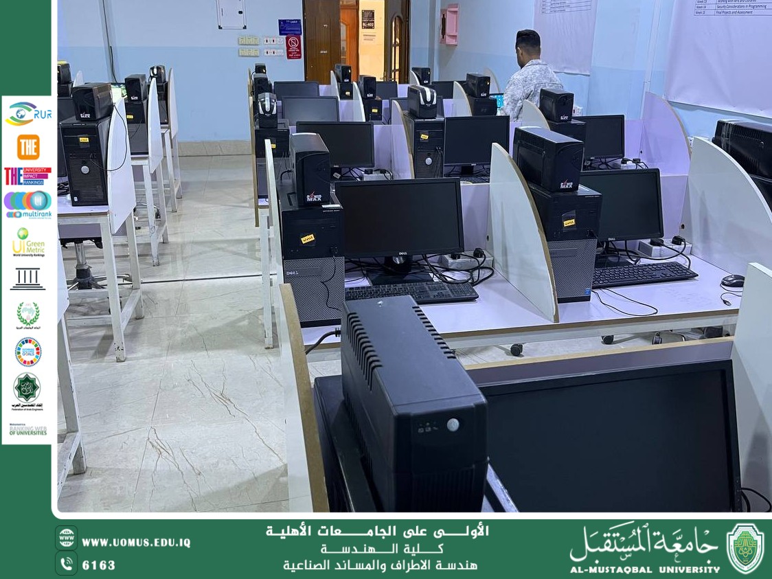 Prosthetics and Orthotics Engineering Students Carry Out Maintenance Works for Laboratory (408) as Part of Computer Course Activities