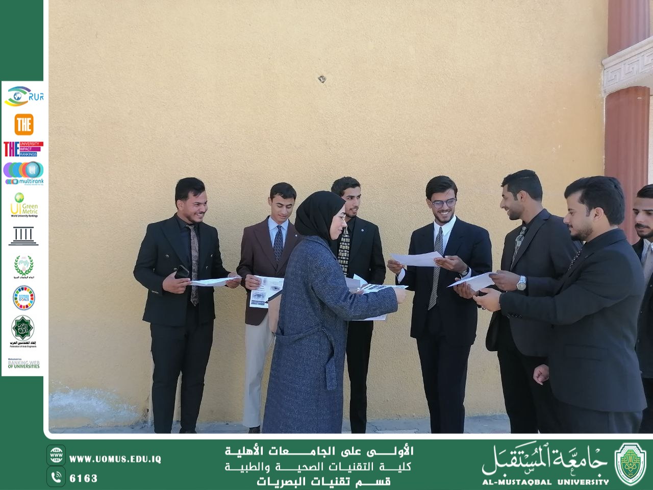 Distribution of an Awareness Brochure on Eye Protection Tips When Using Computers at the College of Basic Education – University of Babylon