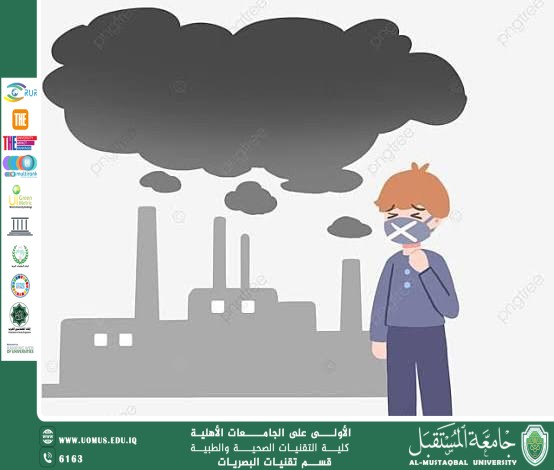 مقالة علمية للست اسلام فاضل موسى بعنوان "تأثير تلوث الهواء على وظائف الرئة لدى الأطفال"