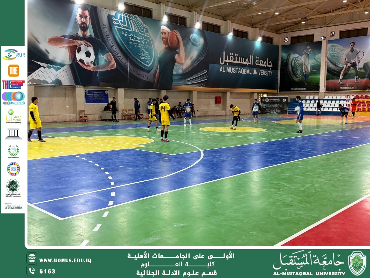 Sustainability Ambassadors in the Forensic Evidence Department Participate in an Interdepartmental Friendly Football Match