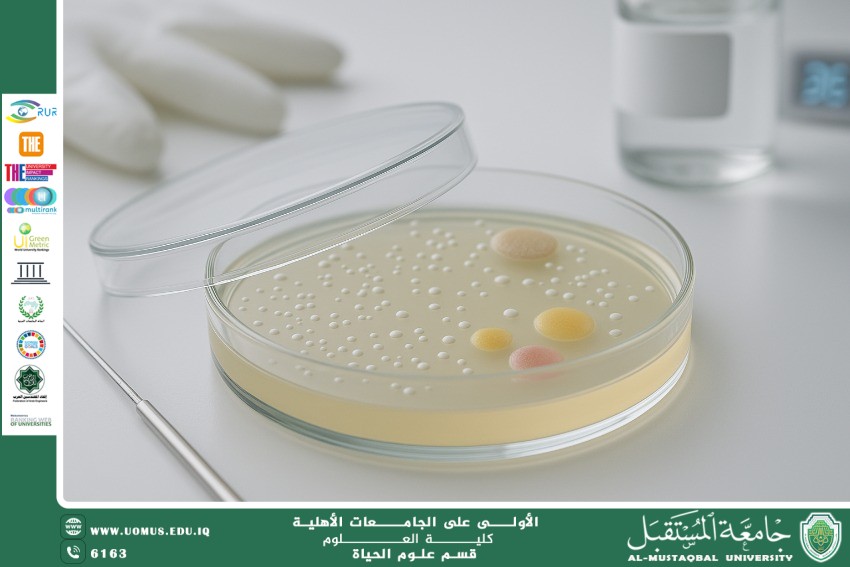 مقالة علمية للانسة نور الهدى عزمي حسن بعنوان "زراعة البكتيريا والفطريات"