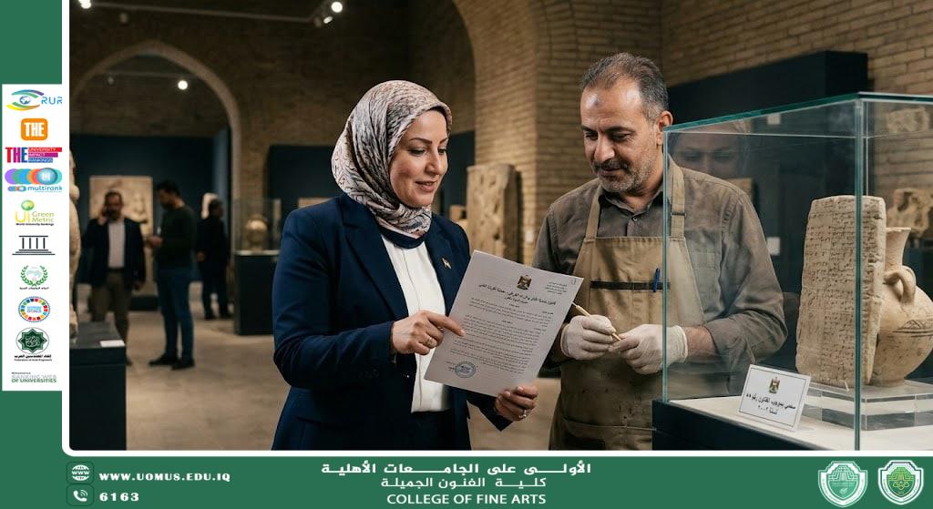 مقال بعنوان " حماية التراث الفني في القانون العراقي " بقلم م.م منتظر حسين طارش