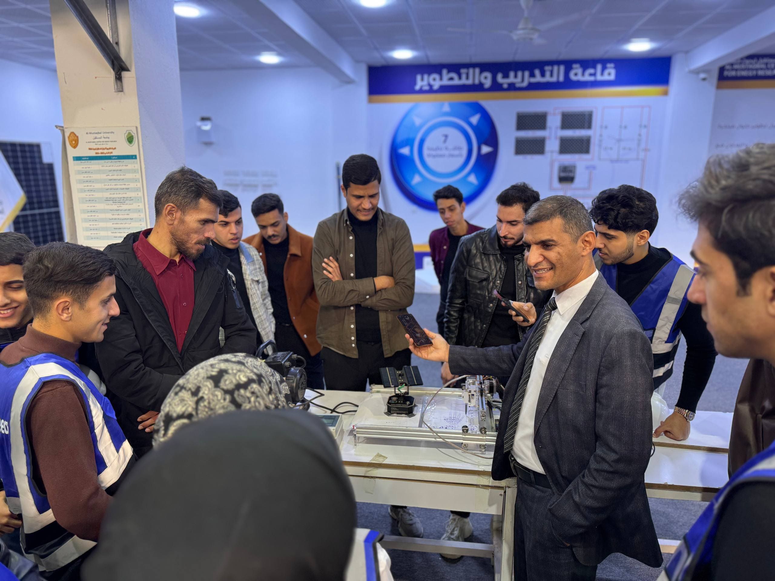 Energy Research Center Hosts Scientific Visit by Students of the College of Engineering / University of Al-Qadisiyah