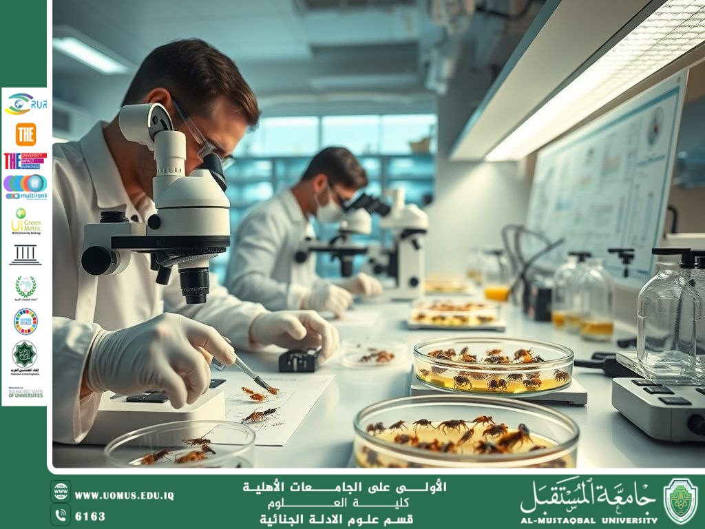 التقنيات الجزيئية الحديثة في تحديد الأنواع الحشرية المستخدمة في الأدلة الجنائية(م.م. هويدا نزال حسين)