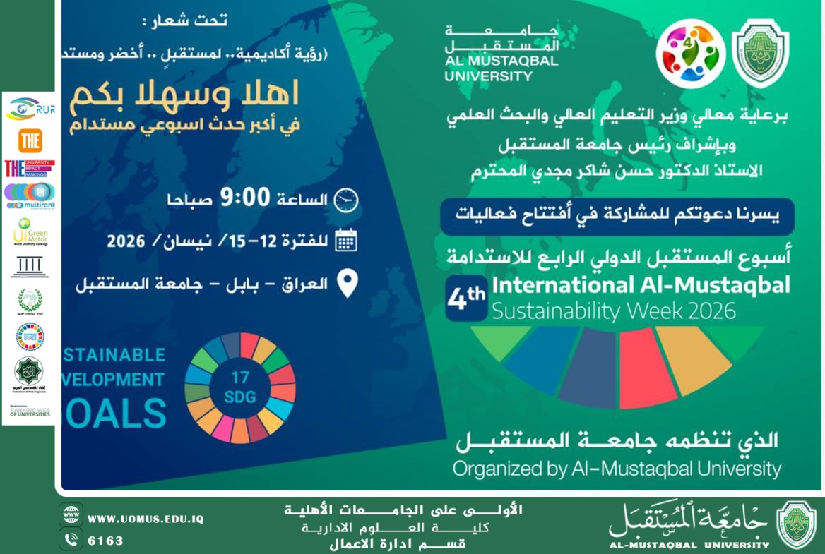 تحت شعار "رؤية أكاديمية لمستقبل أخضر".. جامعة المستقبل تطلق أسبوع الاستدامة الدولي الرابع 2026