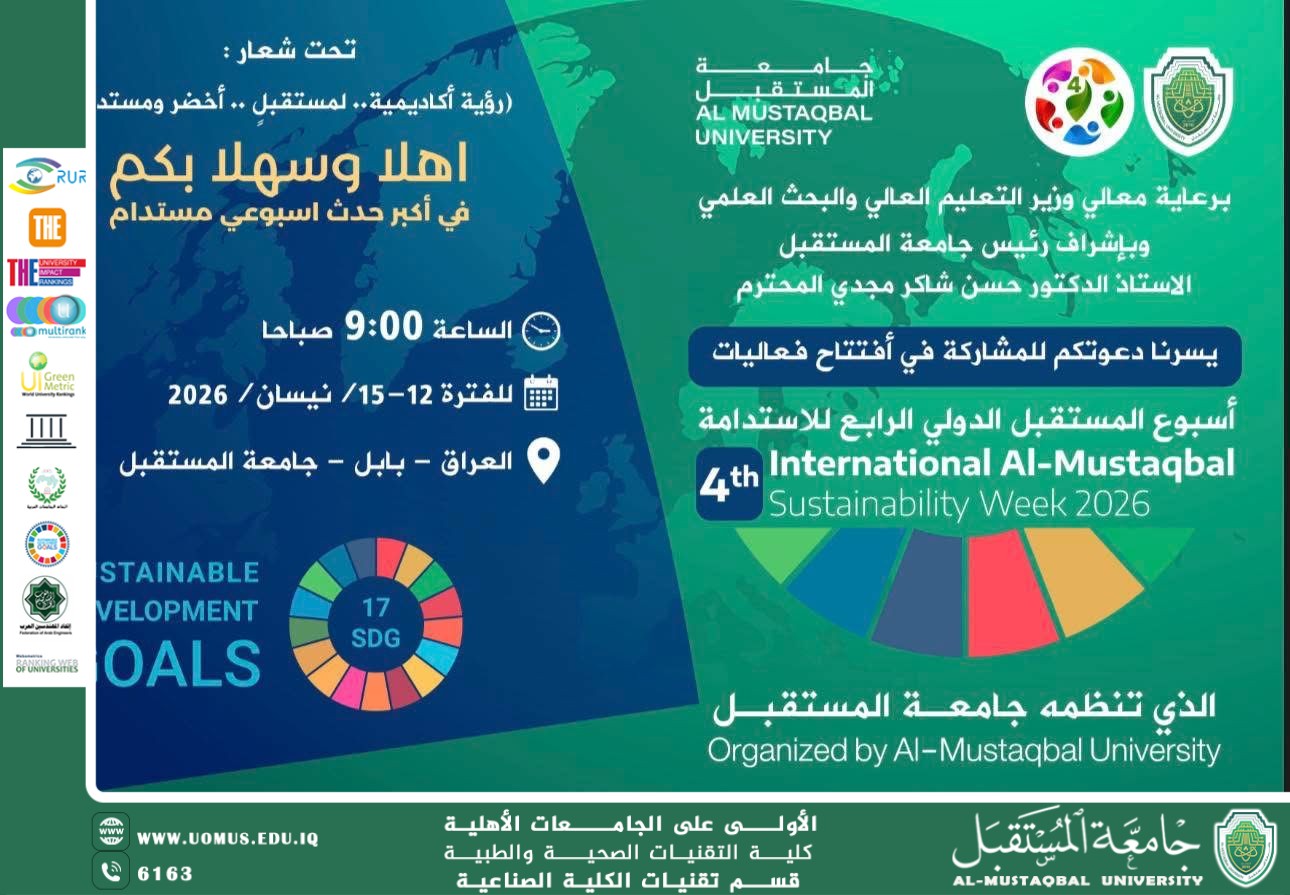 جامعة المستقبل تستعد لإطلاق أسبوعها الدولي الرابع للاستدامة