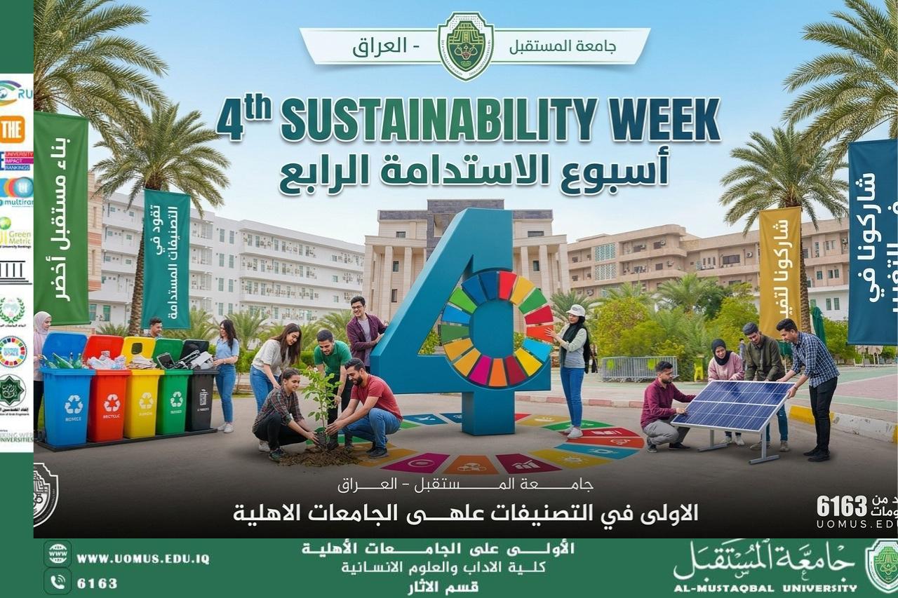 كن جزءاً من التغيير… جامعة المستقبل تطلق أسبوعها الدولي الرابع للاستدامة